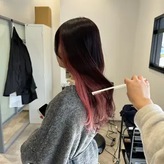 ロング カラー Leyシェアサロン所属・中井亜未/ 姫路ボブのヘアスタイル