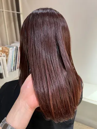 セミロング カラー ﾕｳﾅ/ パーマ🐰のヘアスタイル