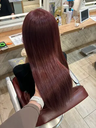 カラー ゆるふわパーマ🌼 アレンジ🌼リョウカのヘアスタイル