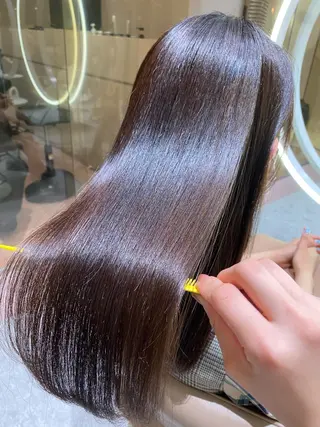 セミロング カラー 🌟透明感カラー🌟 恵比寿/sayuのヘアスタイル