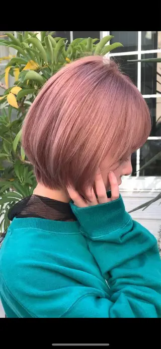 ショート カラー 🎀ハイトーン・艶 カラー HANA🎀のヘアスタイル