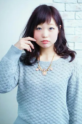 ロング カラー パーマ ヘアアレンジ hairdesign LARGO所属・みうら たくやのヘアスタイル