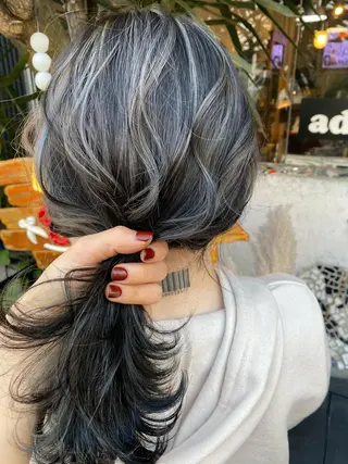 セミロング カラー 玉木 育実のヘアスタイル