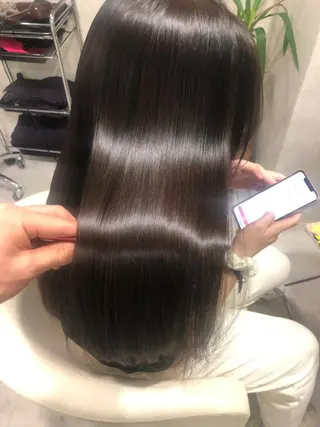 ミディアム 志木駅1分☆髪質改善 ミニモ限定特別割引✨のヘアスタイル