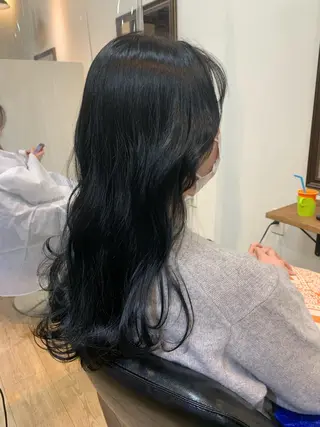 ロング カラー メンズパーマ✨️村越 雄斗のヘアスタイル