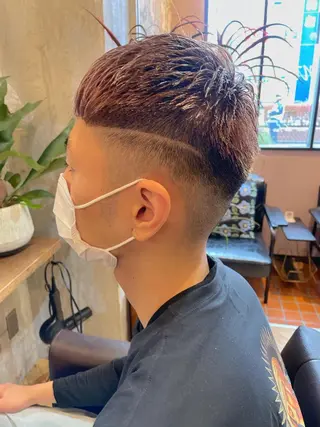 ショート メンズ エクステ指名No.1 【店長】橘田のヘアスタイル