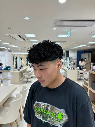 ショート パーマ メンズ 湘南/メンズパーマ/ 支持率No.1ユチカのヘアスタイル