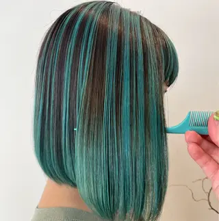 ショート カラー ブリーチ👩‍🦳/ ‪✂︎MANAMIのヘアスタイル