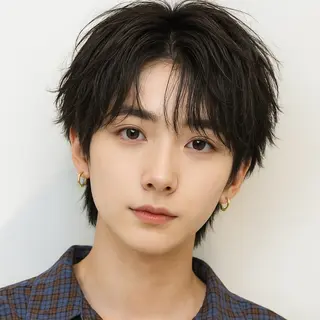 ショート カラー パーマ メンズ 美容院難民の救世主/ Gain KAKKYのヘアスタイル