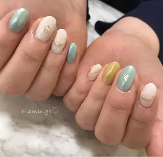 ネイル 40代からの爪を守る ×ケア重視サロン♡のネイルデザイン