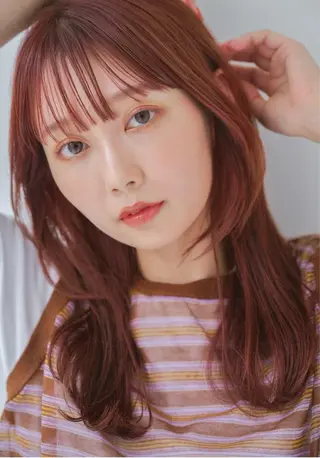 ロング カラー Little×Ray所属・Ayu🩶 カットモデル募集中のヘアスタイル
