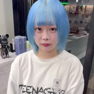 ミディアム カラー 梅田/韓国ヘア/ エクステ🤖ヒナのヘアスタイル