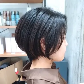 ショート ヘアアレンジ/透明感 カラー/AKARIのヘアスタイル