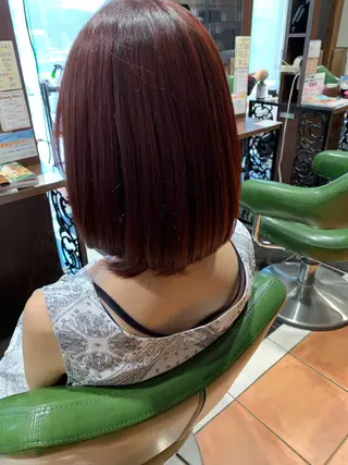 ミディアム カラーリスト菅澤 岳のヘアスタイル