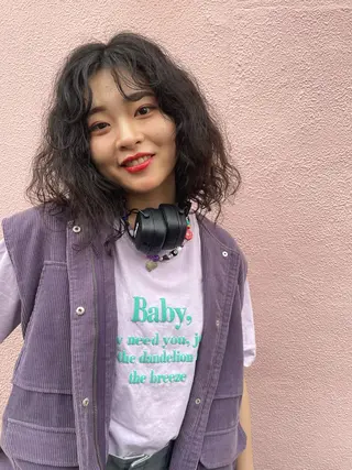 パーマ 岬 弘人のヘアスタイル