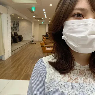 ミディアム 【韓国風くびれヘア】 joule小木曽輝のヘアスタイル