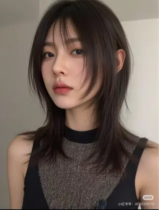 セミロング GLanz 朱蒙のヘアスタイル