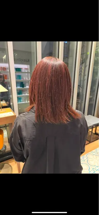 セミロング カラー TOMOYA /カラー・縮毛のヘアスタイル