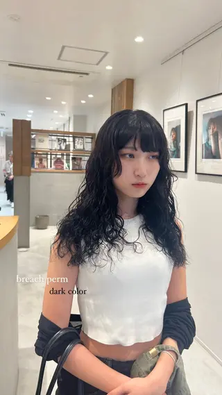 ロング パーマ/名古屋パーマ / コデラ ナナホのヘアスタイル