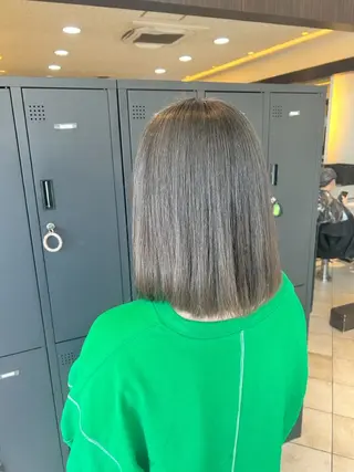 ミディアム カラー 🥀ダブルカラー/ 縮毛矯正🥀ユイキのヘアスタイル