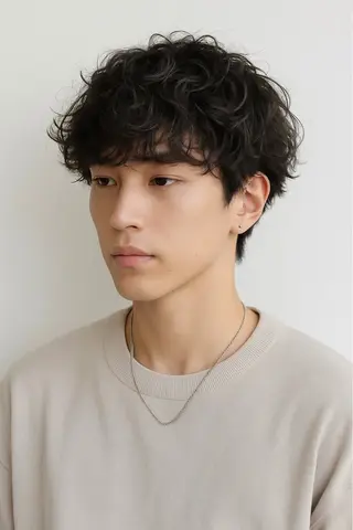 ショート カラー パーマ メンズ Gain池下 メンズのヘアスタイル