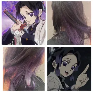 ミディアム カラー インナーカラー🫶 オタク美容師 山本のヘアスタイル