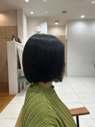 ショート レディースショート／ メンズパーマ／足立のヘアスタイル