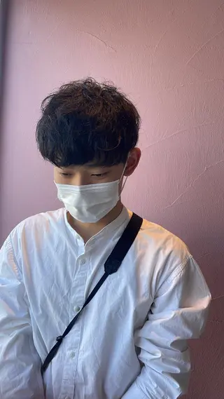 メンズ ベージュ/透明感/ 桃子のヘアスタイル