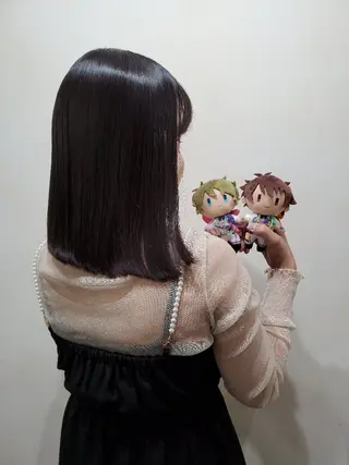 ミディアム ️🩵美髪矯正 みおのヘアスタイル