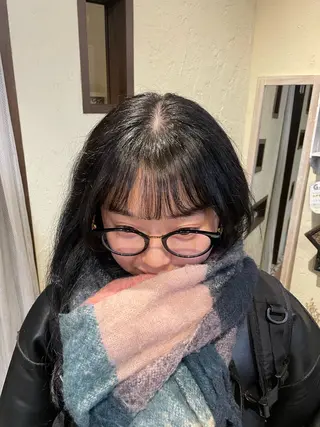 ミディアム 大庭 萌瑚のヘアスタイル