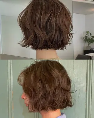 ミディアム KINGDOMアルーア店所属・KINGDOM 萩原あかねのヘアスタイル