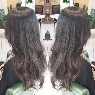 ロング カラー パーマ ヘアアレンジ tocca所属・毎月通える価格♪ 杉本真基のヘアスタイル