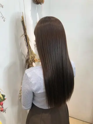 ロング コテ巻き風パーマ/ 髪質改善/河島恭平のヘアスタイル