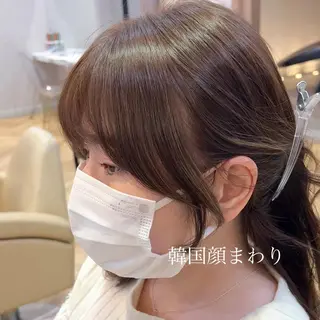 ミディアム 🎀韓国レイヤー🎀 顔周り とばみかのヘアスタイル
