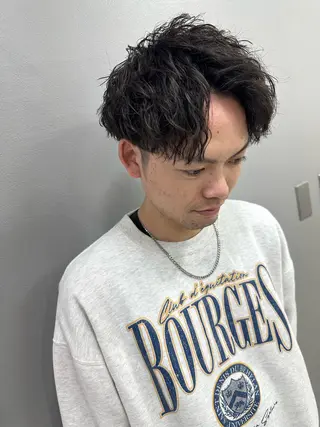 パーマ Agu hair act 姫路駅前おみぞ筋店所属・カワモト ソウタのヘアスタイル