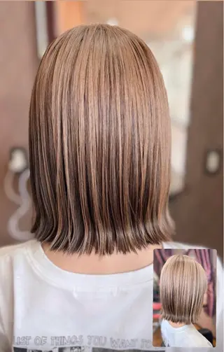 ミディアム HAIR MAKE GLOSSY所属・⭐︎ SAYAKAのヘアスタイル