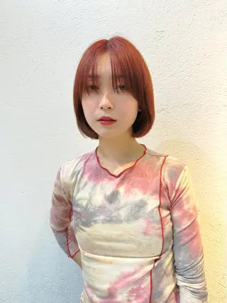 ショート カラー FERIA梅田🖤 透明感カラー🎀のヘアスタイル