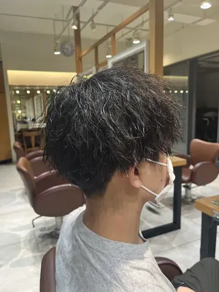 パーマ メンズ ‎🤍⛓ハイトーン カラー/RYOのヘアスタイル