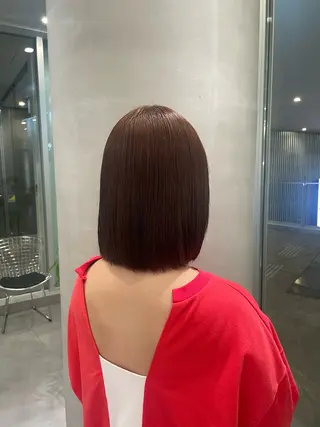 ミディアム カラー 【パーマ/ブリーチ】 ヤマザキナナホのヘアスタイル