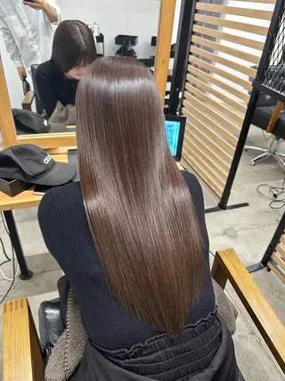 ロング ひろし/髪質改善/ 縮毛矯正/上品✨のヘアスタイル