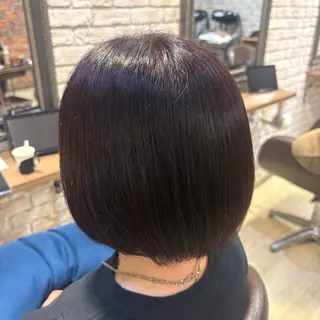 ショート カラー 髪質改善/縮毛矯正 💜COCORO💜のヘアスタイル