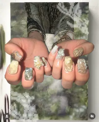 ネイル kana/モード ・グランジ໒꒱のネイルデザイン