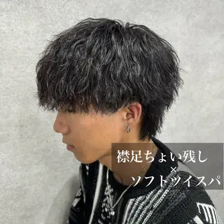 パーマ メンズ 渋谷/透明感カラー /半個室/こうめいのヘアスタイル