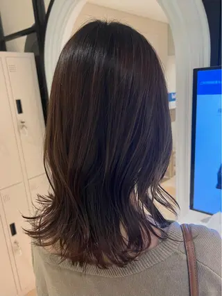 セミロング 🧡くびれヘア/前髪 顔周り🧡久原結衣のヘアスタイル