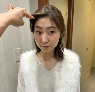 アイブロウ 透明感カラー ☆akoのヘアスタイル