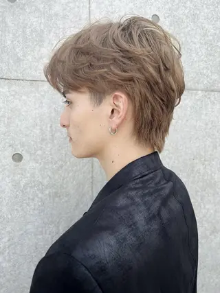 ショート パーマ メンズ ✨【公式】渋谷メンズ サロン BLUCK✨のヘアスタイル