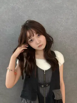 セミロング カラー くすみカラー/ ora🪡🤎のヘアスタイル