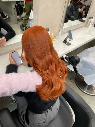 ロング カラー ヘアアレンジ 💗横浜美容室 💗HARUNAのヘアスタイル