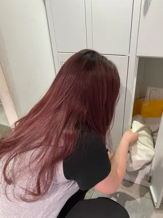 ロング カラー 【CHERIE】 大名サロン💫りんのヘアスタイル