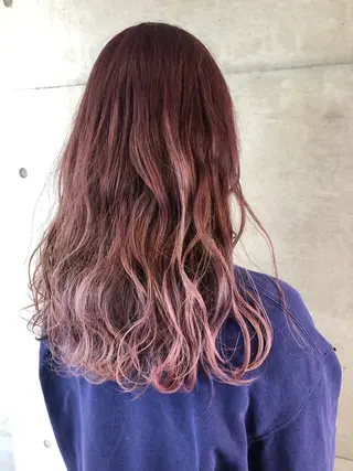 ロング カラー nagisa /縮毛矯正のヘアスタイル